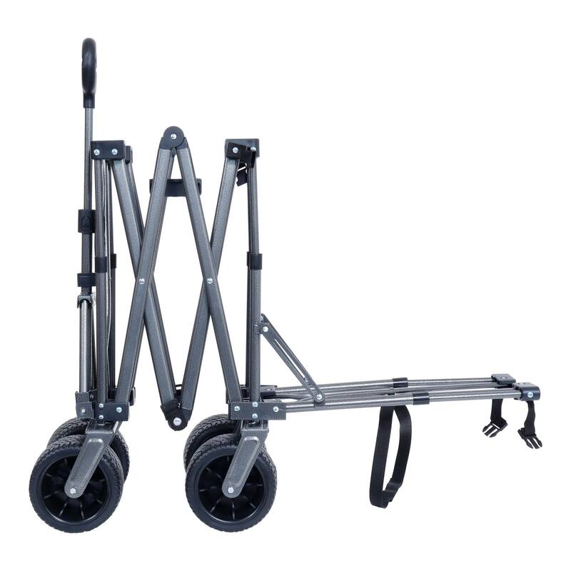 Collapsible Folding Wagon with Big Wheels - N/A