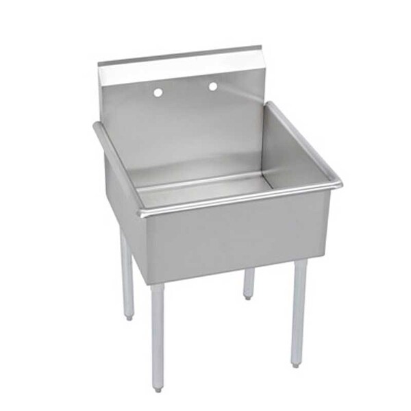 Elkay B1c18x18x Budget 21 Single Basin Stainless Steel Utility Sink For Free Standing Installations Stainless Steel