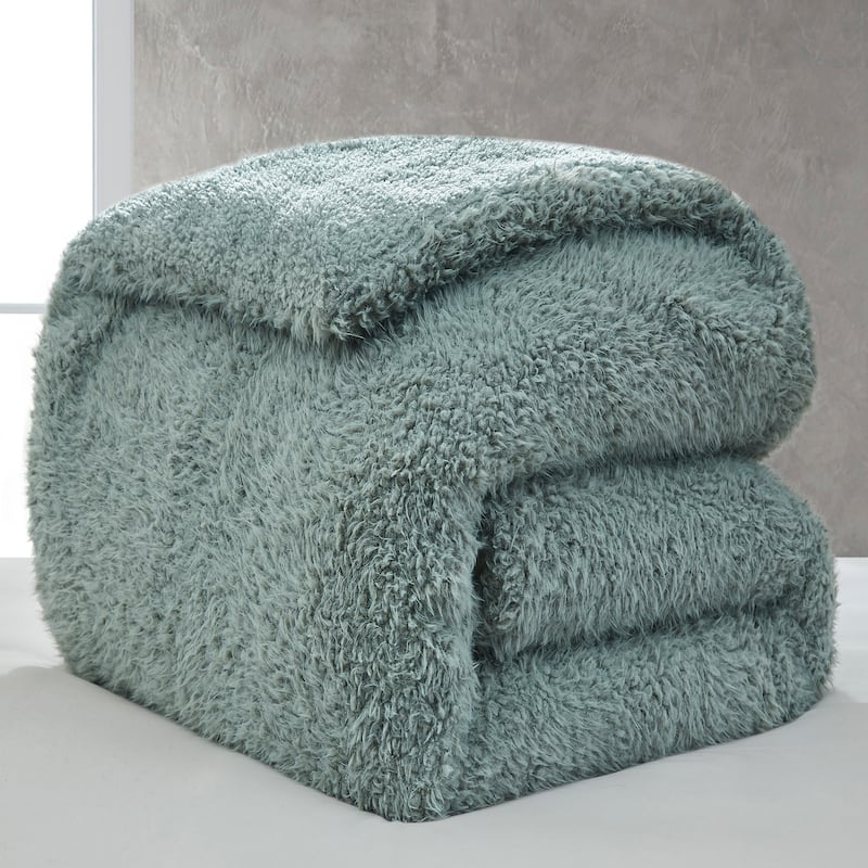 Stop It, No You Stop It - Coma Inducer® Oversized Comforter Set - Mossy Gray Fox