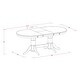 preview thumbnail 19 of 19, 9-Piece Dining Set- 8 Dining Room Chairs and Round butterfly leaf Dinette Table-High Back - Linen White (off white) Finish