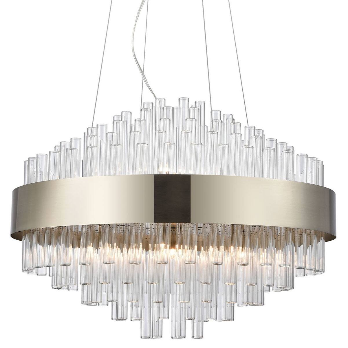 Elk Home D4149  Such Teeth 11 Light 24" Wide Drum Chandelier - Chandeliers For Bedrooms by Overstock.com