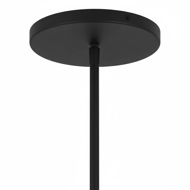 24" Diameter Integrated LED Black Pendant