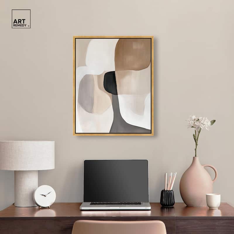 Curvilinear Composition II Canvas by Art Remedy