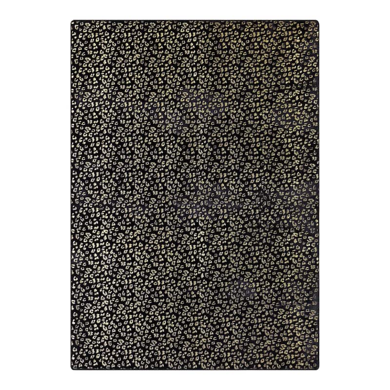 Juicy Couture Metallic Leopard Plush Rugs