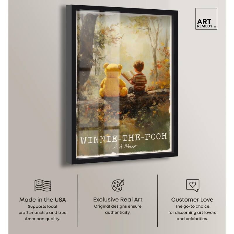 Classic Winnie the Pooh Shadowbox by Art Remedy