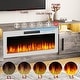 preview thumbnail 30 of 42, Bossin 70" Fireplace TV Stand with 36" Electric Fireplace, TV Stand for TVs Up to 80", 20 Colors LED Lights/Entertainment Center