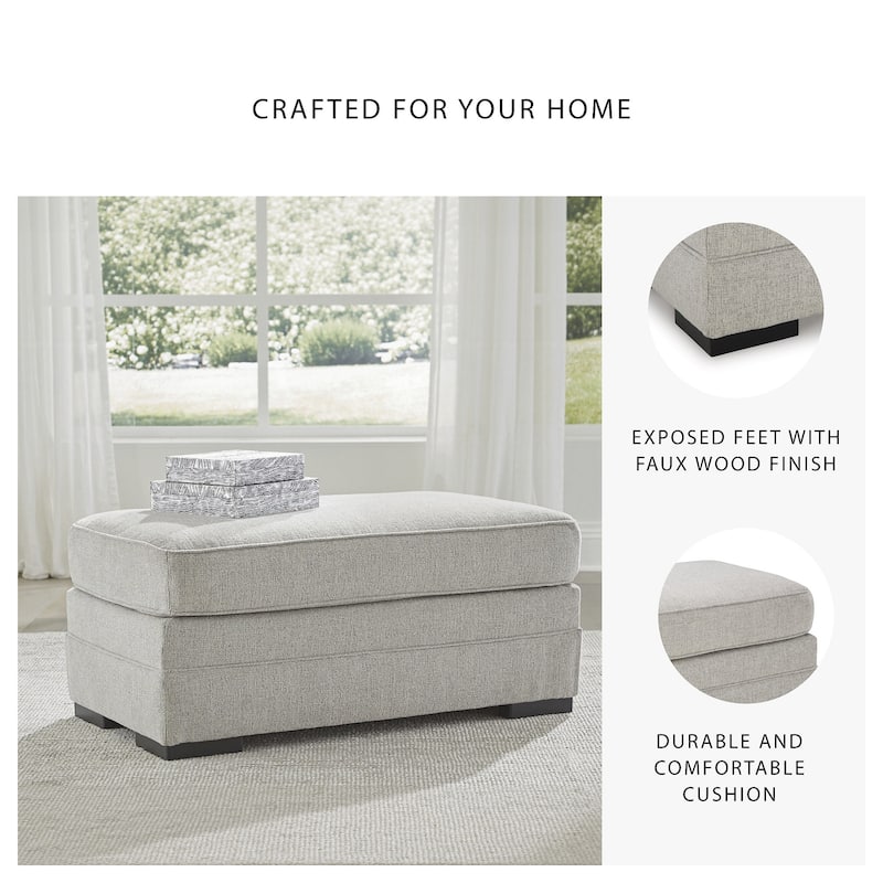 Signature Design by Ashley Eastonbridge Gray Ottoman