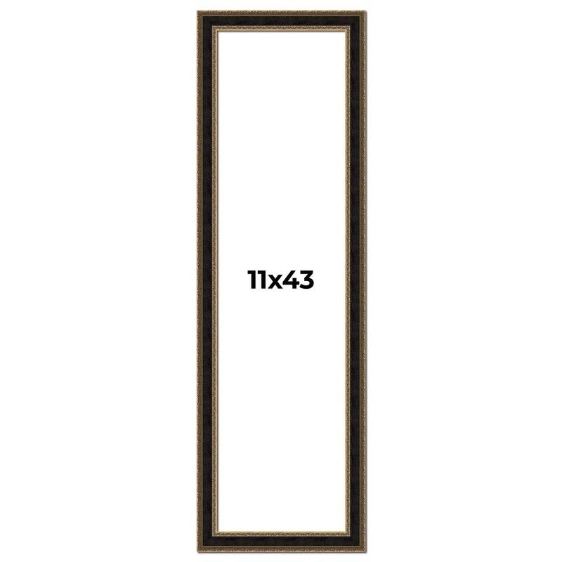 11x43 Frame Gold Antique Vintage Sold Wood Picture Frame | 1.75 Inch