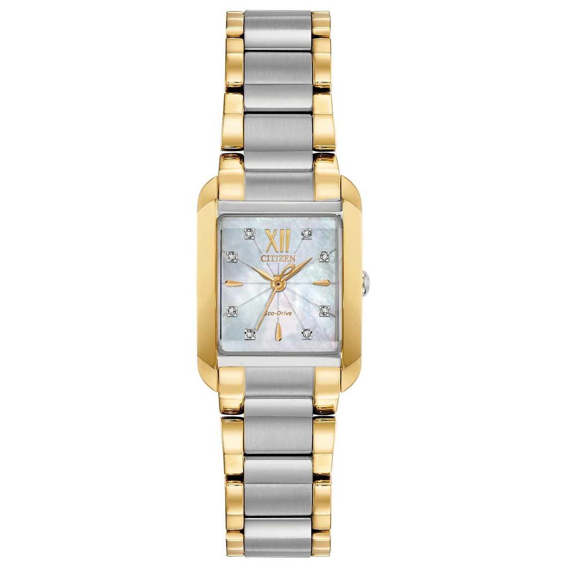 Citizen Women's EW5554-58D Bianca Crystal Two-Tone Stainless Steel Watch - Multi