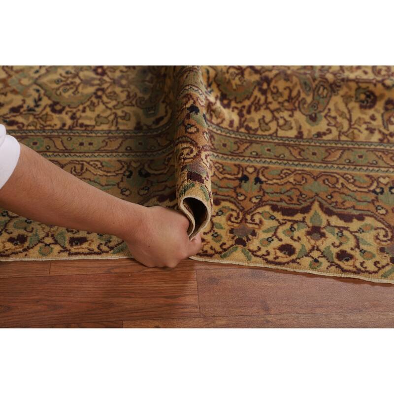 Anatolian Turkish Vintage Rug Hand-Knotted Living Room Wool Carpet - 6'6" X 9'9"
