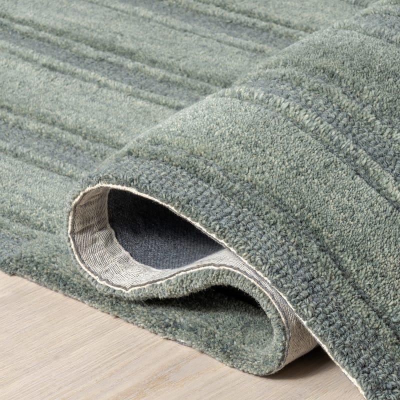 Starke Checked Wool Area Rug