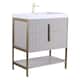 Option Bright Taupe - Brass Hardware
