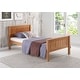 preview thumbnail 22 of 25, Alaterre Harmony Solid Wood Platform Bed Cinnamon - Twin