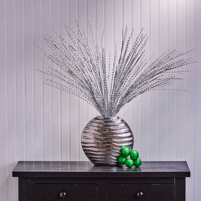 38" Twisted Metallic Grass Spray
