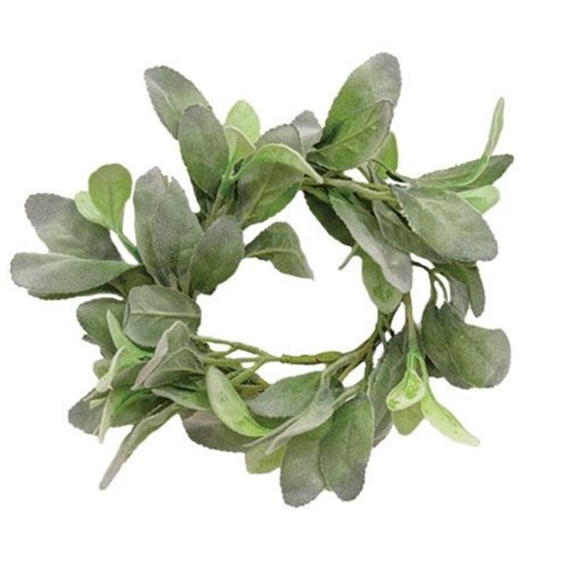 Lambs ear candle ring hot sale