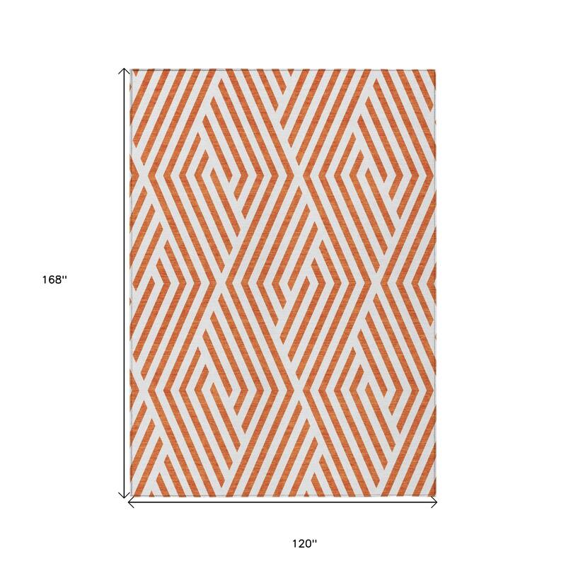 Mave Abstract Shapes Weather Resistant Classic Meets Modern Outdoor Rug