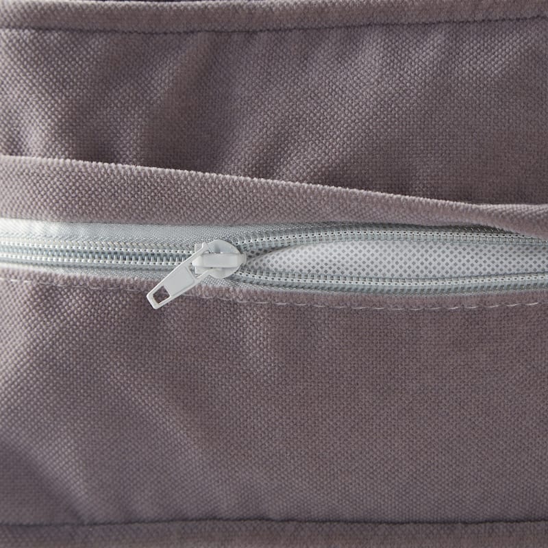 Happy Hounds Buster Deluxe Gray Sherpa Dog Bed