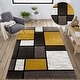 preview thumbnail 120 of 135, World Rug Gallery Contemporary Modern Boxed Color Block Area Rug