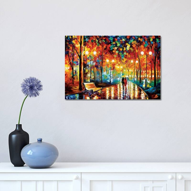 iCanvas "Rain's Rustle II" by Leonid Afremov Canvas Print - 12x18x1.5