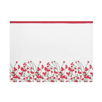 Berries Embroidered Placemat Set of 6 - Set of 6