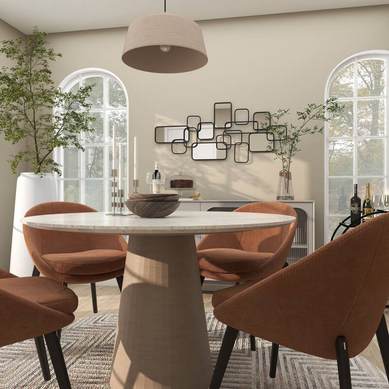 CosmoLiving by Cosmopolitan Artistic Black Metal Geometric Wall Mirror