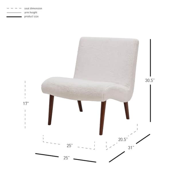 Alexis Faux Fur Fabric Chair - Bed Bath & Beyond - 31571797