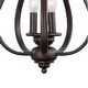 preview thumbnail 4 of 11, Vaxcel Lighting Monrovia 3 Light Mini Foyer Pendant