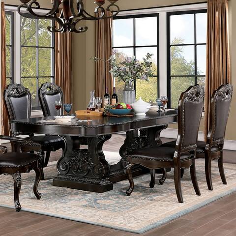 Abeni Traditional Walnut 5-piece Dining Set by Furniture of America