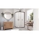 preview thumbnail 49 of 59, DreamLine Prime 36 in. x 36 in. x 74 3/4 in. Sliding Shower Enclosure and Shower Base Kit - 36" x 36" - 36" x 36"