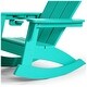 preview thumbnail 74 of 73, Laguna Kids Outdoor Poly Adirondack Rocking Chair with Cup Holder (Set of 2)