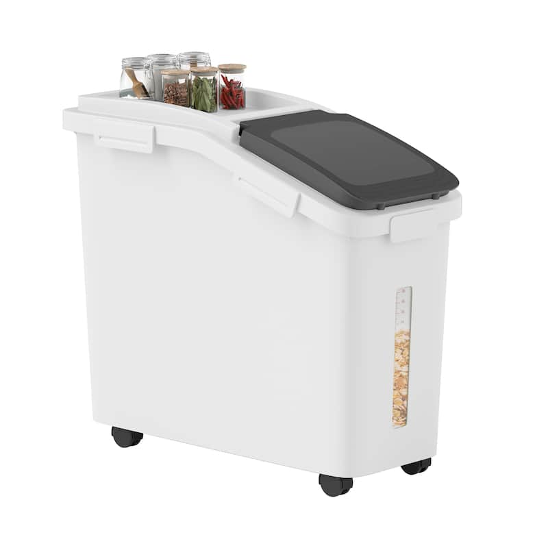 11.4 Gallon Ingredient Bin PP Shelf Storage Bins - 11.4 Gallon