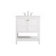 preview thumbnail 4 of 8, Elegant Lighting VF16430 Theo 30" Free Standing Single Basin Vanity White - Painted
