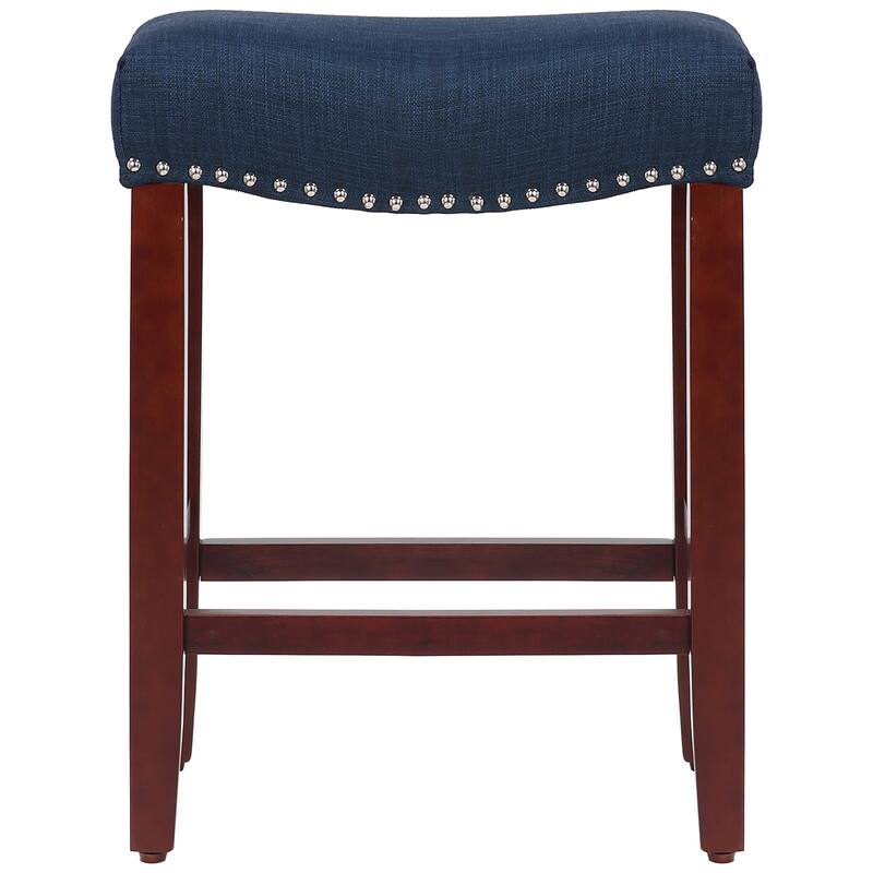 Jameson Upholstered Polyester Cherry 24 Inch Counter Stool