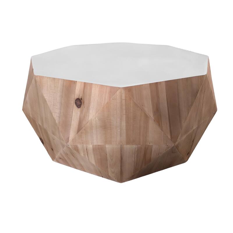 Three-dimensional Embossed Pattern Design American Retro Style Coffee Table