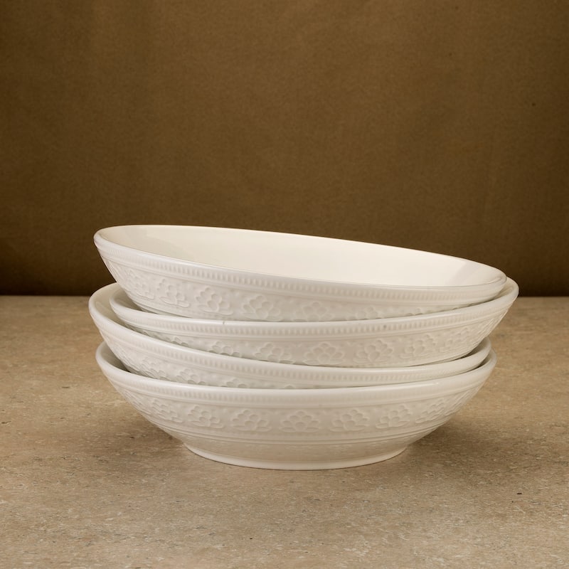 Euro Ceramica Fez 4 Piece 8.5'' Pasta Bowl Set - 8.5 in. x 8.5 in. x 1.96 in. / 27.05 oz