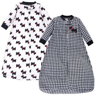 Hudson Baby Infant Girl Long-Sleeve Fleece Sleeping Bag, Scottie Dog, 0-9 Months - Scottie Dog - 0-9 Months