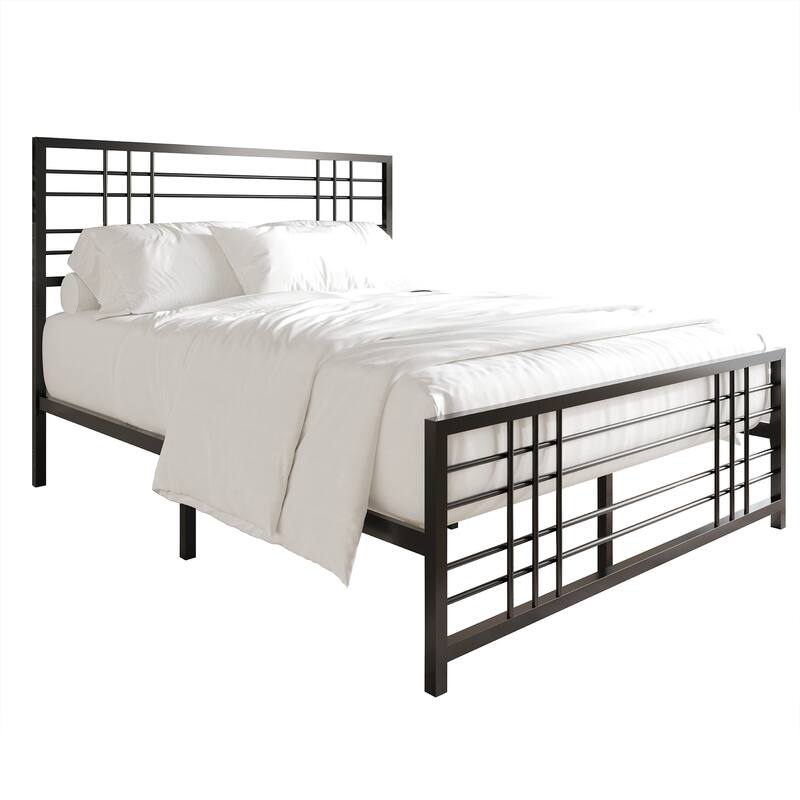 CraftPorch Simple Clean-lined Metal Bed