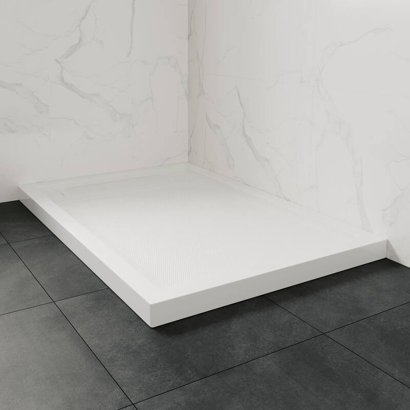 Ove Decors 15SBR-ADEN54 Adena 54" x 36" Rectangular Shower Base with