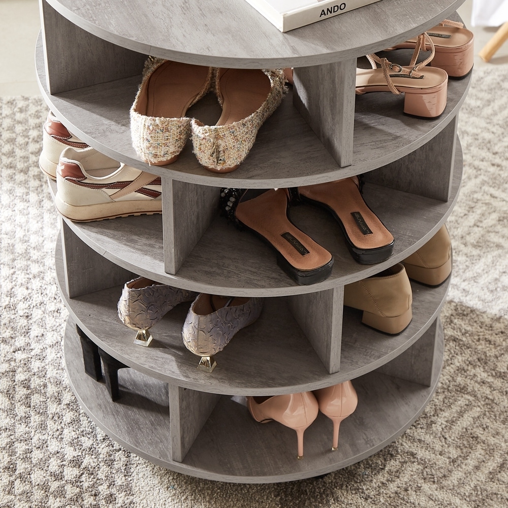 Wooden shoe rack with wheels on sale