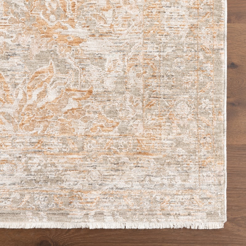 Nuloom Kriti Medallion Fringe Area Rug