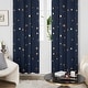 preview thumbnail 50 of 54, Deconovo Gold Star Foil Room Darkening Curtains for Kids 2 Panels