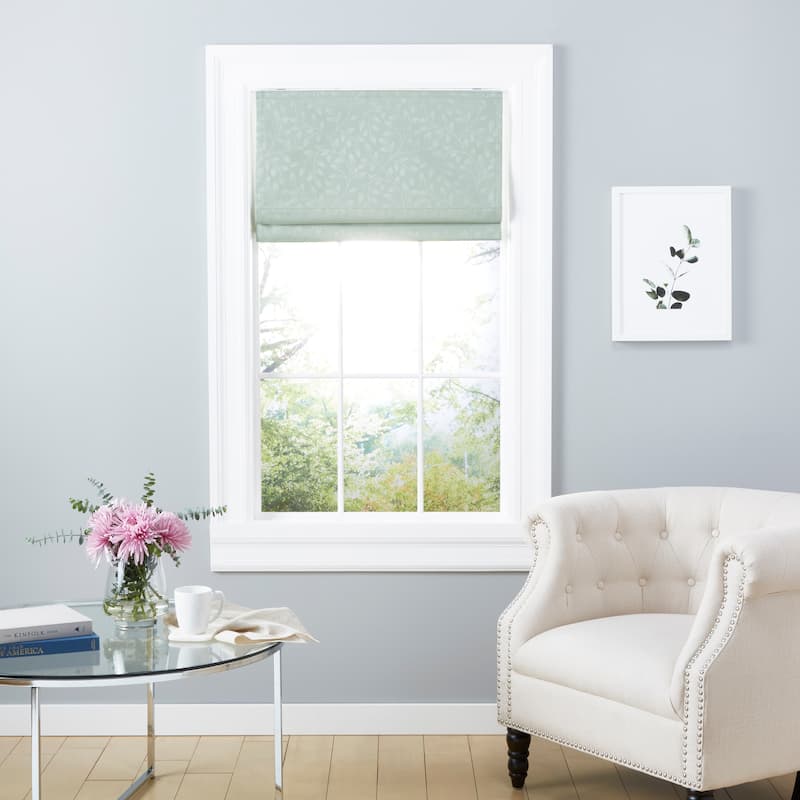 ATI Home Bolan Botanical Total Blackout Roman Shade