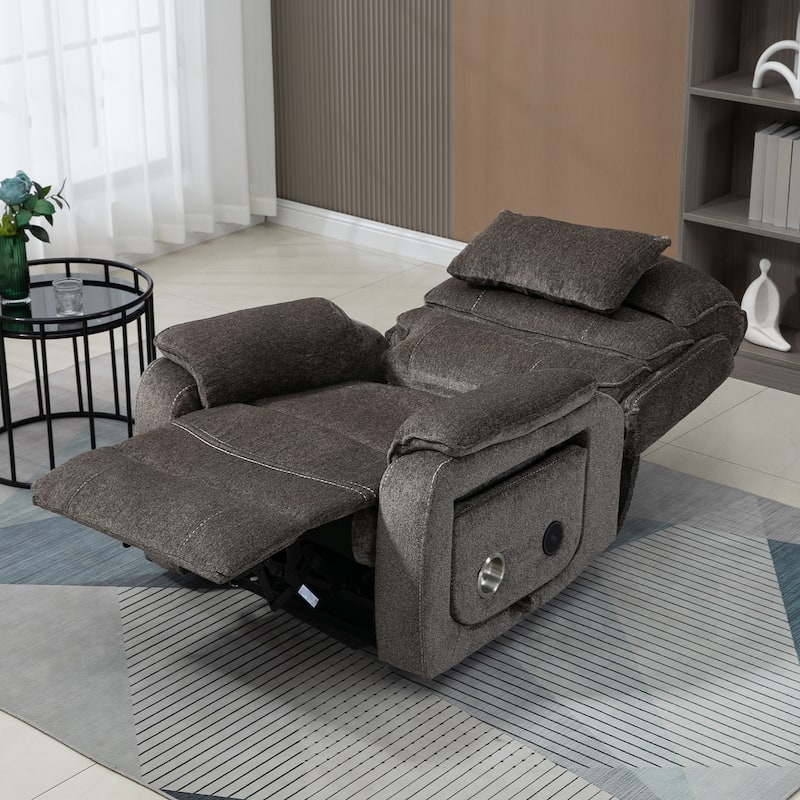 Flagship Oversized Recliner Chair with Wireless Charge, Massage & Heat