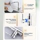 preview thumbnail 13 of 79, WOWOW Single Handle Waterfall Pull Down Sprayer Kitchen Faucet