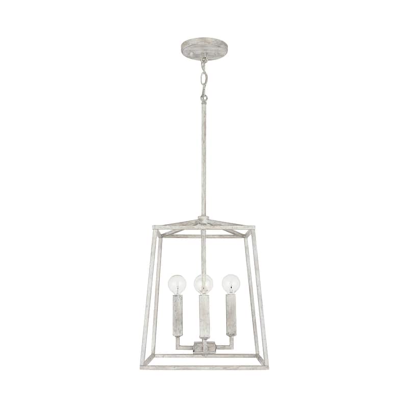 Thea 4-light Foyer Pendant - 15"H x 12"W - Mystic Sand