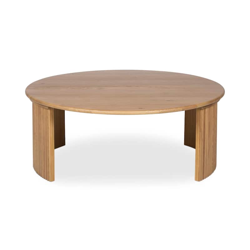 NADAAL STUDIOS Pence, Small Oval Coffee Table, Dark Brown