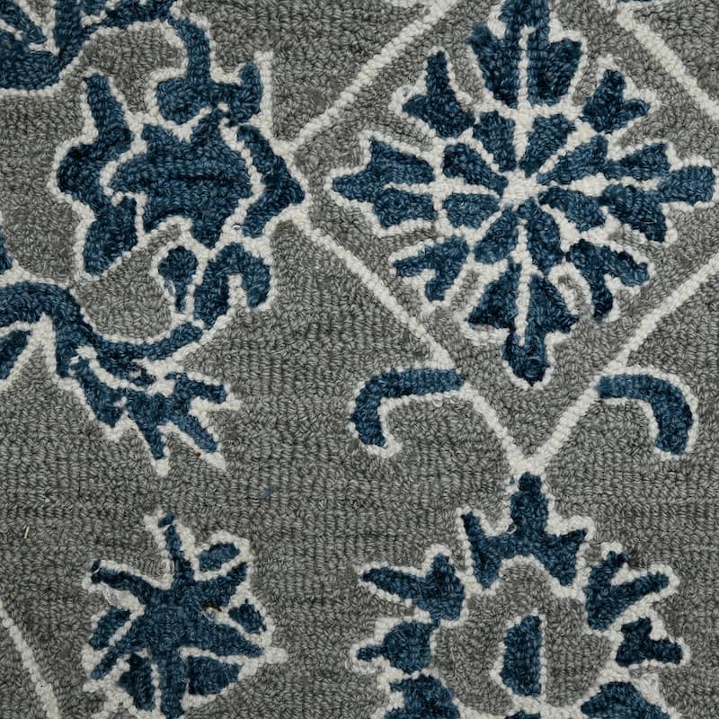 Romesha Hope Hand-Hooked Wool Area Rug