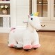 preview thumbnail 18 of 18, 6V Electric Ride-On Pony with Music, PU Wheels, Comfortable Seat, and Handle Control, Ages 3+