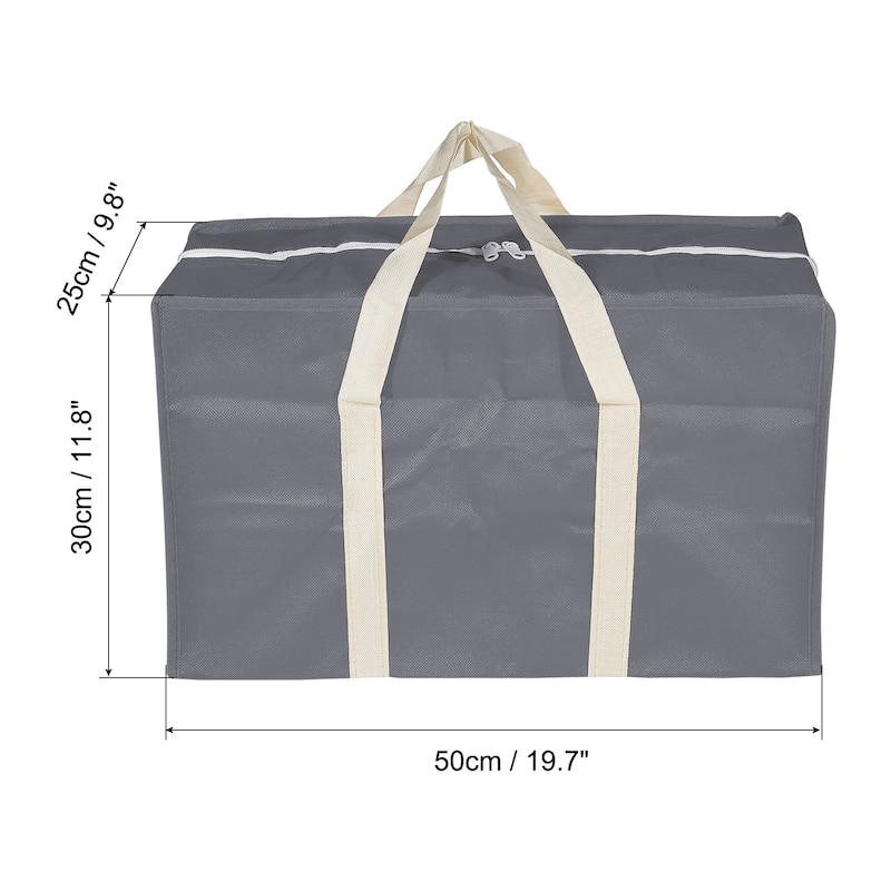 Closet Storage Bags, 19.7" Long Clothes Blanket Organizer Foldable Bag