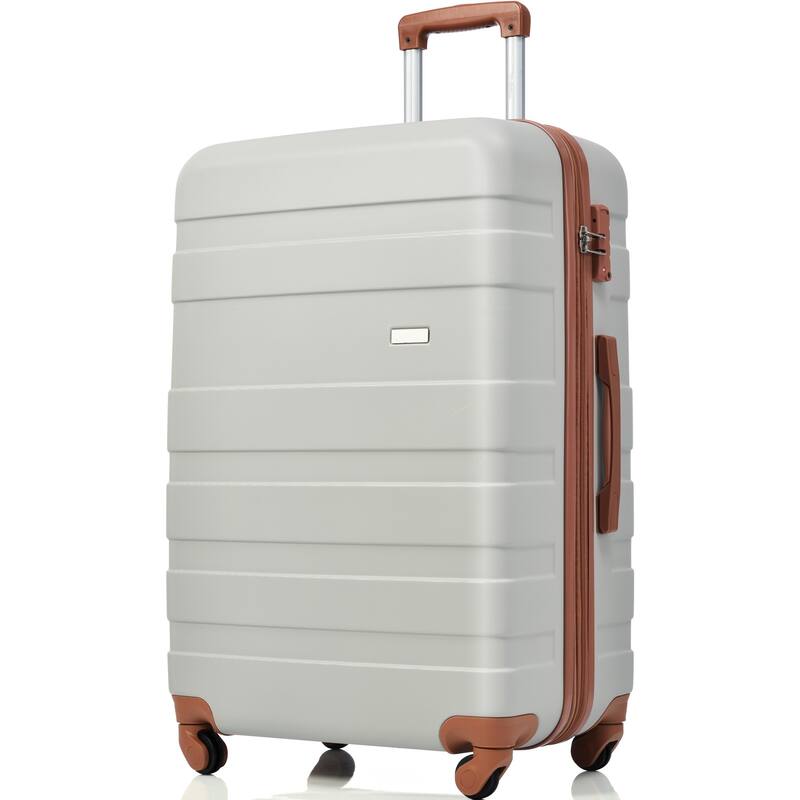 3 Pcs Luggage Set, Expandable ABS Hardshell Suitcases Spinner Wheels with TSA Lock 20''24''28''